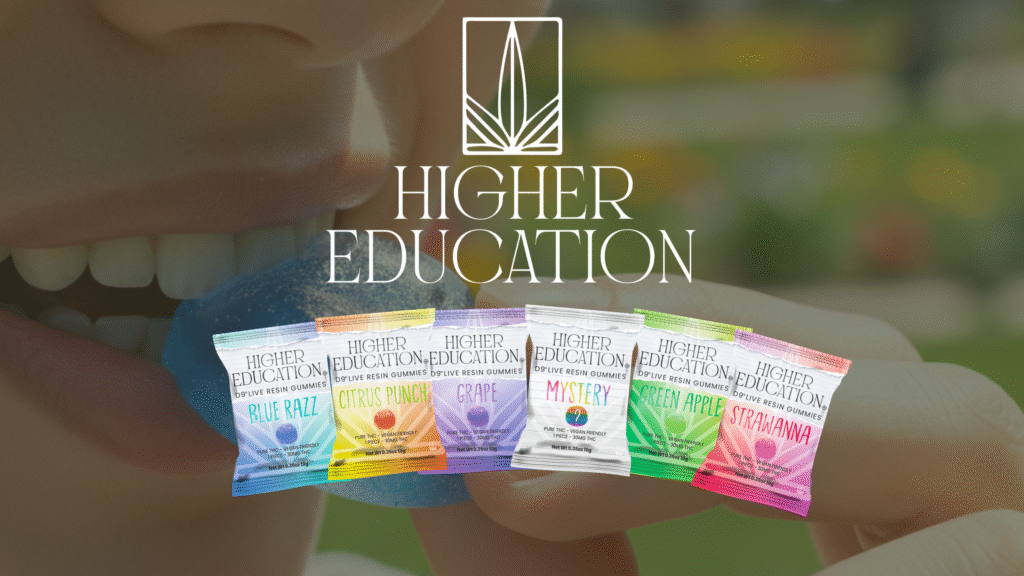 Higher Education live resin gummies vs distillate gummies